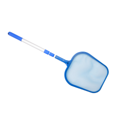  Medence tisztító háló teleszkópos nyéllel 120 cm medence kiegészítő