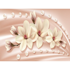  MÉDIA absztrakt virágos matrica tapéta, 270 x 200 cm tapéta, díszléc és más dekoráció