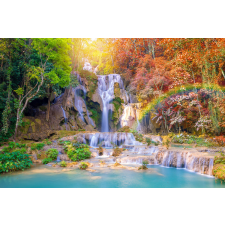  Média akvarell színes tapéta, 270 x 200 cm tapéta, díszléc és más dekoráció