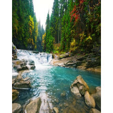  Média Cascada 54 Vízesés a folyón tapéta, 135 x 225 cm tapéta, díszléc és más dekoráció