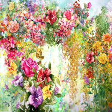  MÉDIA Flori29 vászonkép, 90 x 90 cm grafika, keretezett kép
