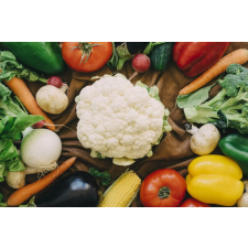  MÉDIA Food7 Vászonfestmény, Zöldség és gyümölcs, 105 x 70 cm grafika, keretezett kép
