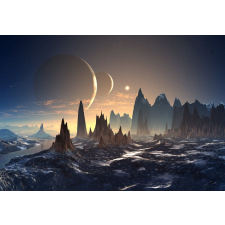  MÉDIA Kozmikus táj öntapadós tapéta, 270 x 200 cm tapéta, díszléc és más dekoráció