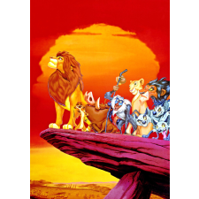  MÉDIA Matrica, 135 x 225 cm, Oroszlánkirály és barátai tapéta, díszléc és más dekoráció