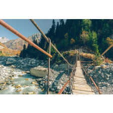  Media Nyomtatott tapéta, a folyó felett, 220 x 135 cm tapéta, díszléc és más dekoráció