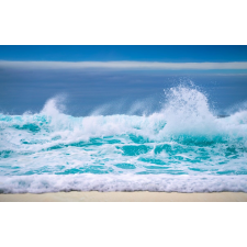  Media Nyomtatott tapéta, tengeri hullám, 220 x 135 cm tapéta, díszléc és más dekoráció
