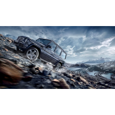  Média Off-road festmény, 105 x 70 cm grafika, keretezett kép
