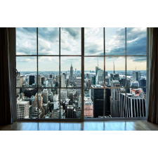  MÉDIA Öntapadó és mosható fotótapéta, 270 x 200 cm, NY a jövőben tapéta, díszléc és más dekoráció