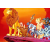  MÉDIA Oroszlánkirály és barátai matrica, 220 x 135 cm