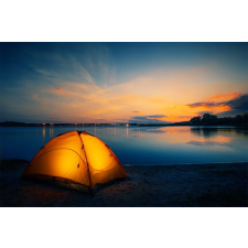  MÉDIA Plaja74 Sátor a naplementében öntapadós tapéta, 220 x 135 cm tapéta, díszléc és más dekoráció