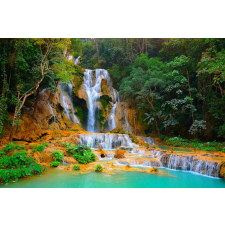  Media "Laoszi vízesés" tapéta, 270 x 200 cm tapéta, díszléc és más dekoráció