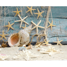  MÉDIA tapéta, hálós tengericsillagokkal 3, 220 x 135 cm tapéta, díszléc és más dekoráció