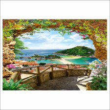  MÉDIA Tapéta, Kapu a tengerre5, 220 x 135 cm tapéta, díszléc és más dekoráció