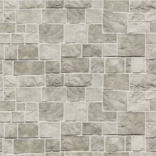  MÉDIA Tapéta, Szürke téglalap alakú kövek, 220 x 135 cm tapéta, díszléc és más dekoráció
