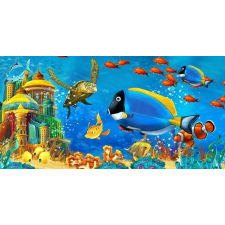  MÉDIA tapéta, víz alatti világ, korallzátony, 270 x 200 cm tapéta, díszléc és más dekoráció