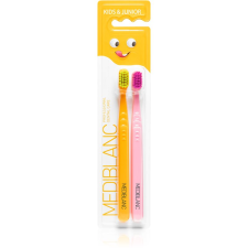 Mediblanc KIDS & JUNIOR Ultra Soft fogkefe gyermekeknek 2 db Orange, Pink 2 db fogkefe