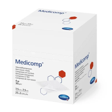 Medicomp flisz STERIL, 4 rétegű sebfedő 7,5x7,5cm 2 db/csomag gyógyászati segédeszköz