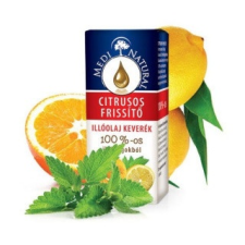Medinatural citrusos frissítő 100% illóolaj keverék 10 ml illóolaj