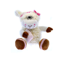 Medito Plüss bárány, göndör szőrű, hímzett szemű, 2 szín, 40 cm (ülve 26 cm), párnával plüssfigura
