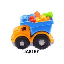 Medito Teherautó, billencs, + építőkockák, 2 szín, 23 cm, hálós autópálya és játékautó
