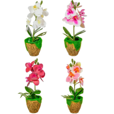 medvés Cserepes mű Orchidea 27 cm dekoráció