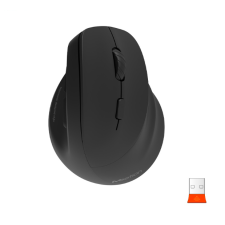 Meetion BTM010R Wireless Vertikális Egér - Szürke (MT-BTM010R) egér