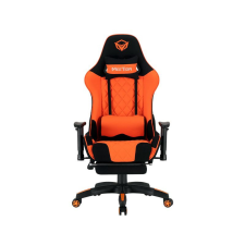 Meetion CHR25 2D Armrest Massage E-Sport Gaming Chair with Footrest Black/Orange forgószék