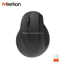 Meetion mt-btm010l balkezes ergonómikus vezeték nélküli szürke egér (mt-btm010l) egér