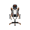 Meetion MT-CHR15 Gamer szék - Fehér/Fekete/Narancssárga (MT-CHR15 BWO)