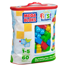 Mega Bloks First Builders építőkockák készlet fiúk számára (60 darab) barkácsolás, építés