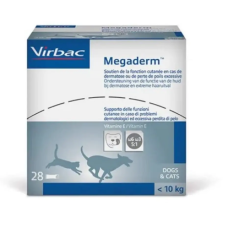  MegaDerm bőr szőrkondícionáló olaj 28x4ml (10kg alatt) vitamin, táplálékkiegészítő macskáknak