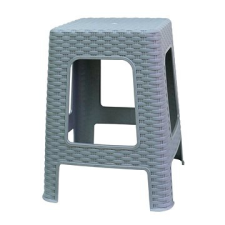 MEGAPLAST II kisszék 45x35,5x35,5 cm, poliertán, szürke kerti bútor