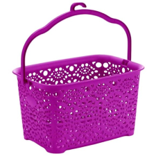 MEGAPLAST Mega Plast MONAKO csipesztartó kosár, 13×23,5×15,5 cm, ibolya bútor