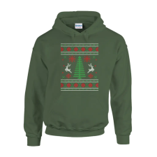  Meghitt karácsony - Unisex Kapucnis Pulóver férfi pulóver, kardigán