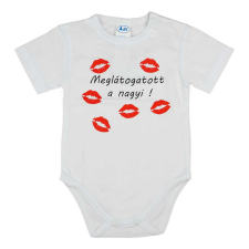  Meglátogatott a nagyi! feliratos kombidressz fehér kombidressz, body