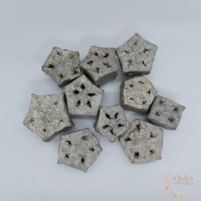  Mehagony szelet - pezsgő színű dekorációs kellék