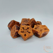 Mehagony szelet - szárított narancs színű dekorációs kellék