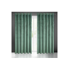  Melanie bársony sötétítő függöny Sötétzöld 215x250 cm