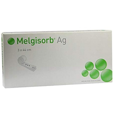 Melgisorb Cavity AG 3x44 cm ezüst-aligát kötszer 10 db gyógyhatású készítmény
