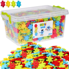 Meli Basic betűs waffle építőkocka készlet, 1200 darab építkezés