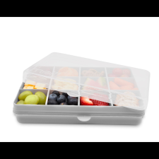 Melii Snackle Box, snack doboz, 1368 ml, szürke (790693190002) uzsonnás doboz