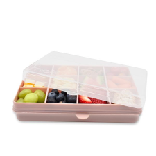Melii Snackle Box uzsonnás doboz, rózsaszín uzsonnás doboz