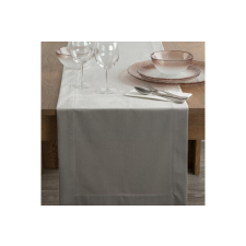  Melinda bársony asztali futó Ezüst 40x140 cm party kellék