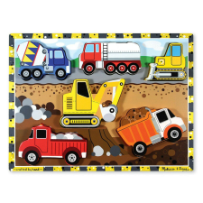  Melissa &amp;amp; Doug Fa készségfejlestő játék, könnyen megfogható puzzle készségfejlesztő
