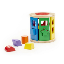  Melissa &amp;amp; Doug Fa készségfejlesztő játék, Gurulós formarendező készségfejlesztő