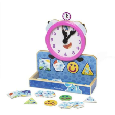 Melissa&Doug - Mágneses óra fa készségfejlesztő játék kreatív és készségfejlesztő