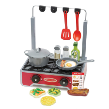  Melissa &amp;amp; Doug Sütés-főzés, deluxe fa sütőkészlet konyhakészlet