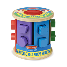 Melissa & Doug Fa készségfejlesztő játék, Gurulós formarendező fajáték