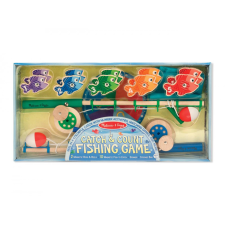 Melissa & Doug Fa készségfejlesztő játék, Mágneses-számos horgászat fajáték