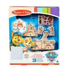 Melissa &amp; Doug fa készségfejlesztő játék, Mancs őrjárat kifesthető fa járművek kreatív és készségfejlesztő